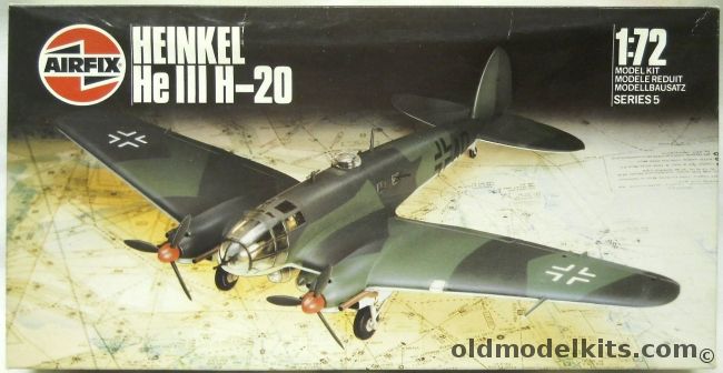 Airfix 1/72 Heinkel He-111 H-20 - Medium Bomber, 05021 plastic model kit