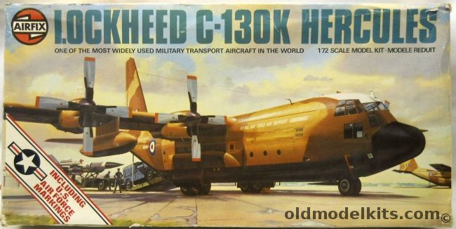 Airfix 1/72 Lockheed C-130K Hercules With Bloodhound Missile And Transporter/Trailer - With Flightpath MC-130H Combat Talon II Conversion Set / Microscale Decals, 09001-0 plastic model kit