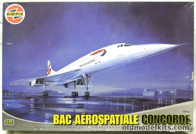 Airfix 1/72 BAC Aerospatiale Concorde Supersonic Airliner, 09005 plastic model kit