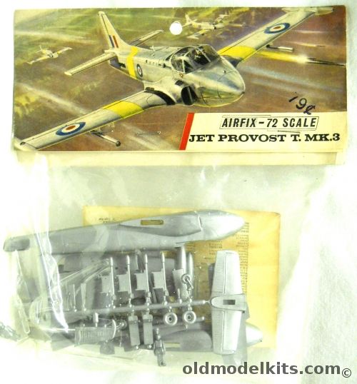 Airfix 1/72 Jet Provost T. Mk.3 - Bagged - T3 Issue, 109 plastic model kit