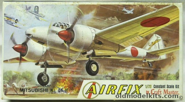 Airfix 1/72 Mitsubishi Ki-46 II Dinah - Craftmaster Issue, 1226-80 plastic model kit