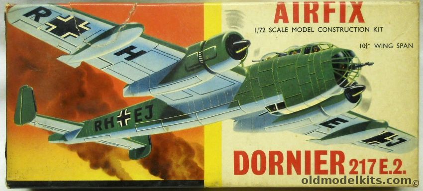 Airfix 1/72 Dornier Do-217 E.2 - Type 2 Logo, 383 plastic model kit