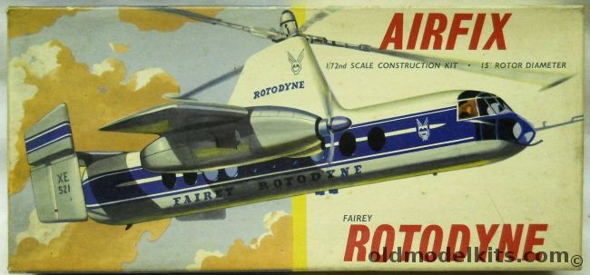 Airfix 1/72 Fairey Rotodyne - Type Two Logo Issue, 482 plastic model kit