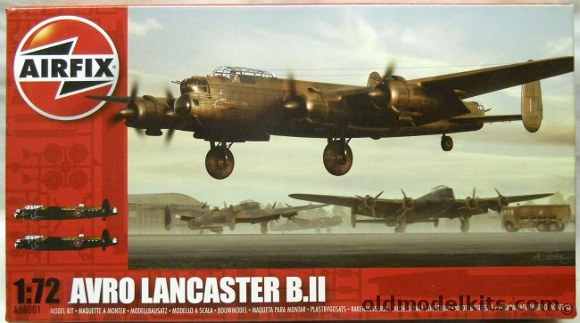 Airfix 1/72 Avro Lancaster B.II With Eduard PE, A08001 plastic model kit