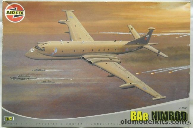 Airfix 1/72 BAe Nimrod, A12050 plastic model kit