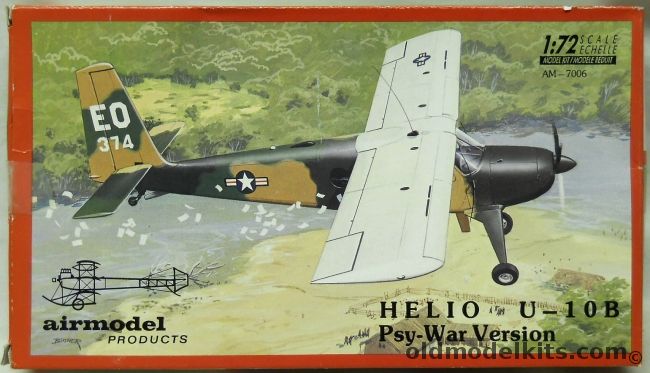 Airmodel 1/72 Helio U-10B (L-28) Super Courier - Psy-War 1966 or Psy-War 5th SOS, AM-7006 plastic model kit