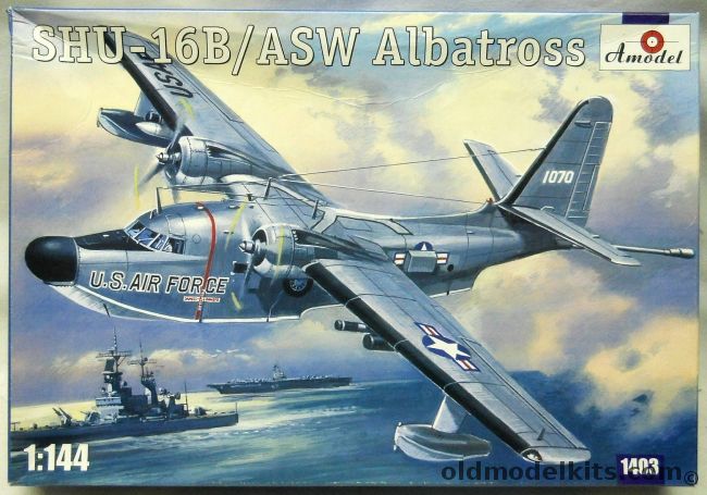 Amodel 1/144 SHU-16B/ASW Albatross - (SH-16B / H-16) - USAF ASW Aircraft / US Navy ASW, 1403 plastic model kit
