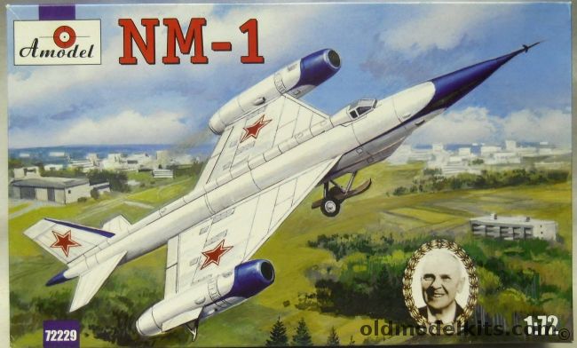 Amodel 1/72 NM-1 - Tsybin RSR Strategic Reconnaissance Aircraft Prototype, 72229 plastic model kit