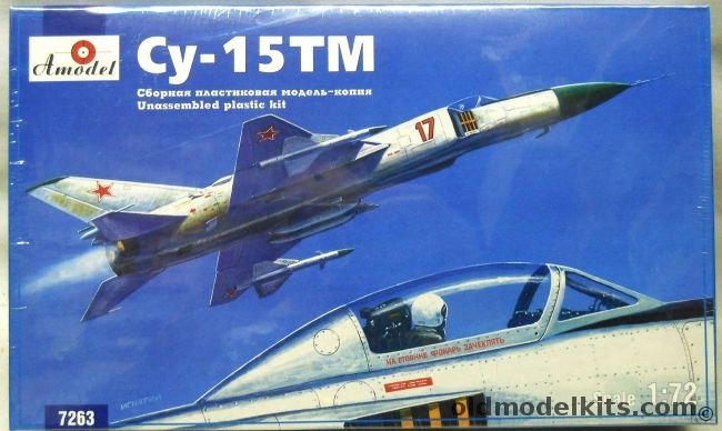 Amodel 1/72 Su-15TM Flagon M - (Su-15 TM), 7263 plastic model kit