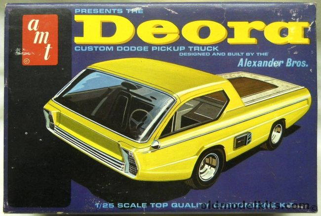 AMT 1/25 Deora Custom Dodge Pickup Truck - Designed And Built By The Alexander Brothers, 2033-200 plastic model kit