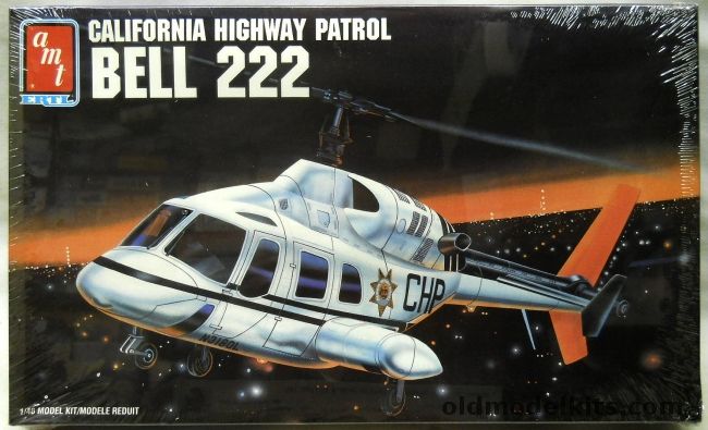 AMT 1/48 Bell 222 - California Highway Patrol, 8681 plastic model kit