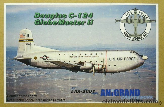 Anigrand 1/72 Douglas C-124 Globemaster II - (C-124A or C-124C), AA-2067 plastic model kit