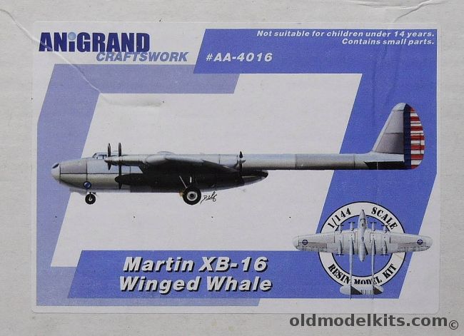 Anigrand 1/144 Martin XB-16 Winged Whale, AA4016 plastic model kit