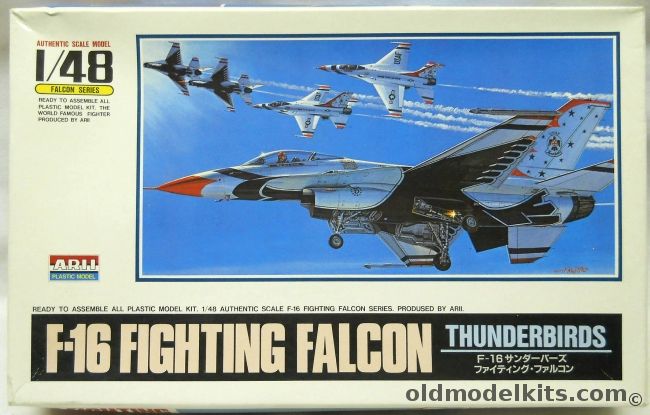 Arii 1/48 F-16 Fighting Falcon Thunderbirds, A342-1000 plastic model kit