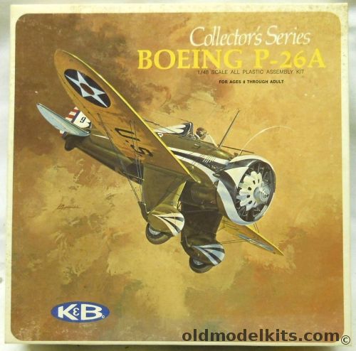 Aurora-KB 1/48 TWO Boeing P-26A - 34th Attack Squadron - Collector's Series, 1115-200 plastic model kit