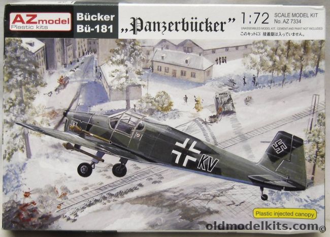 AZ Model 1/72 Bucker Bu-181 Panzerbücker - Bestmann, AZ7332 plastic model kit