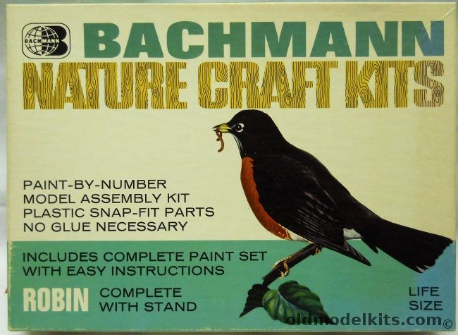 Bachmann 1/1 Robin - Nature Craft Kit (Formerly Birds of the World), 6508-150 plastic model kit