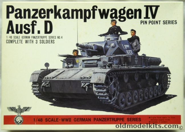 Bandai 1/48 Panzerkampfwagen IV Ausf.D - Sd.Kfz.161, 8224-350 plastic model kit