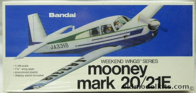 Bandai 1/48 Mooney Mark 20/21E, 8530M plastic model kit