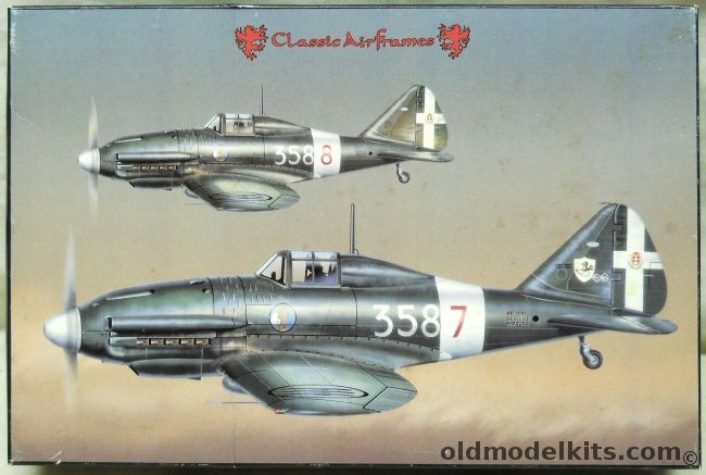 Classic Airframes 1/48 Regianne RE-2001 - Sergente Dringoli of 358th Sq 2nd Stormo or 362 Sq 22nd Gruppo Sicily 1942, 420 plastic model kit