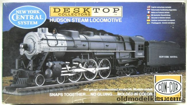 Con-Cor 1/87 Hudson Steam Locomotive New York Central - (Monogram), 001 plastic model kit