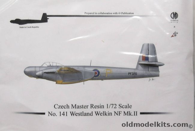 Czech Master 1/72 Westland Welkin NF Mk.II - Bagged, 141 plastic model kit
