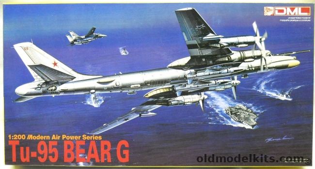DML 1/200 Tu-95 Bear G, 2006 plastic model kit