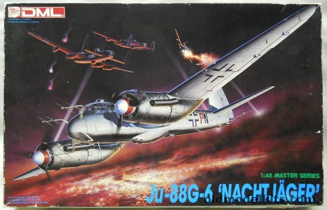 DML 1/48 JU-88 G-6 Nachtjager With QuickBoost Berlin Long Version Conversion, 5509 plastic model kit