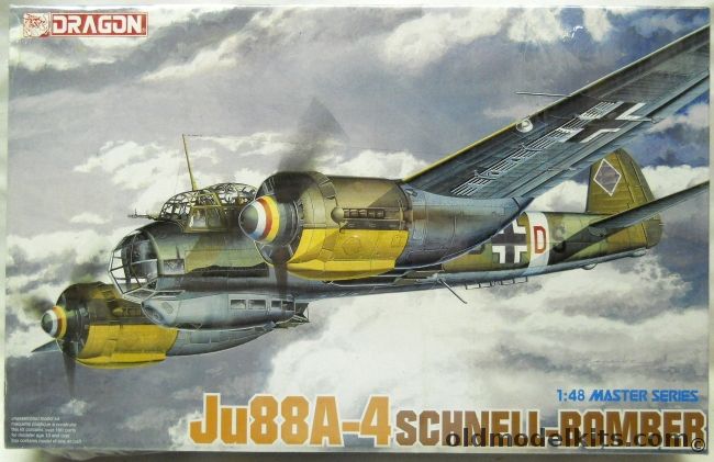 DML 1/48 Junkers Ju-88 A-4 Schnell Bomber - Master Series - (Ju88A4), 5528 plastic model kit