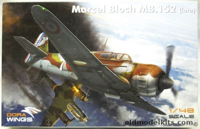 Dora Wings 1/48 Marcel Bloch Mb-152 Late, DW48019 plastic model kit