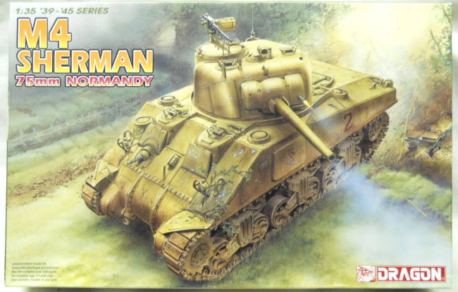 Dragon 1/35 M4 Sherman 75mm Normandy, 6511 plastic model kit