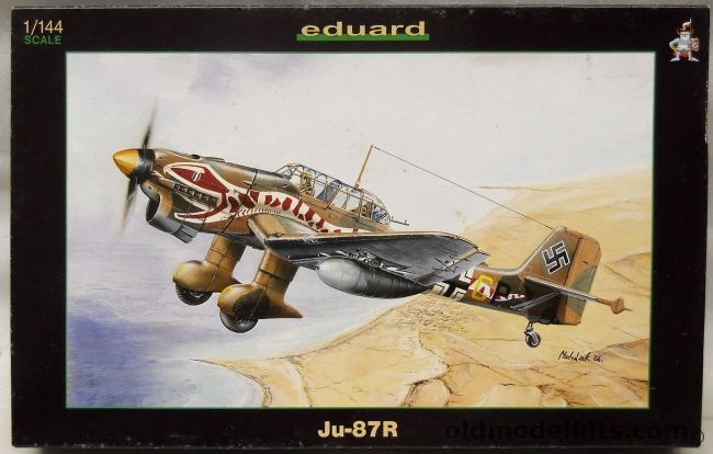Eduard 1/144 Ju-87R Stuka, 4415 plastic model kit