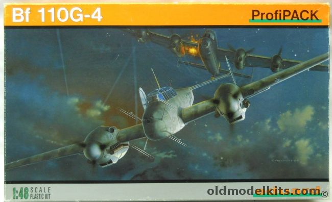 Eduard 1/48 Bf-110 G-4 Profipack - Hptm Johnen 7/NJG6 Neubiberg 1945 / 6/NJG101 Fritzlar 1945 / Stab II/NJG1 Langensalza 1945 / 5/NJG3 Kjevik 1945 - (Bf110G4), 8206 plastic model kit