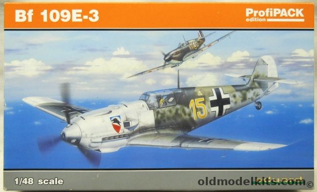 Eduard 1/48 Bf-109 E-3 Profipack - (Bf109E3), 8262 plastic model kit