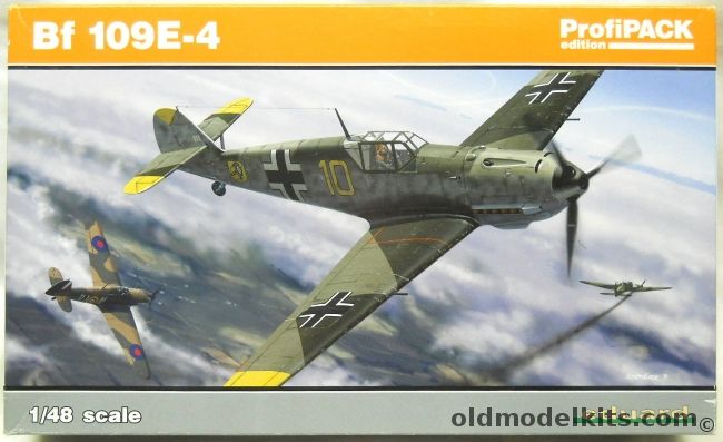 Eduard 1/48 Bf-109 E-4 Profipack - (Bf109E-4), 8263 plastic model kit