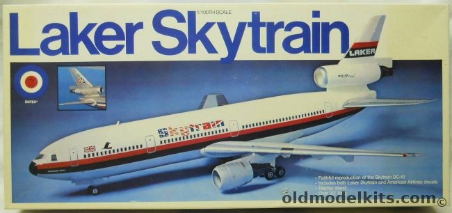 Entex 1/100 McDonnell Douglas DC-10 Laker Skytrain, 8530 plastic model kit