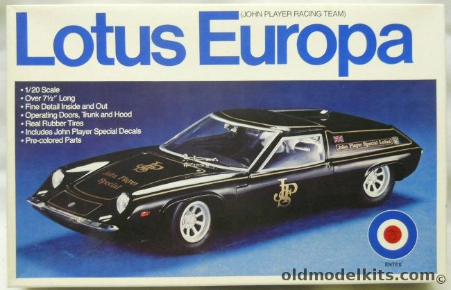 Entex 1/20 Lotus Europa JPS - John Player Special, 9168 plastic model kit