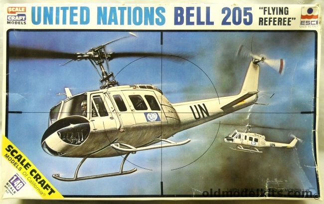 ESCI 1/48 United Nations Bell 205 - UH-1D, SC-4037 plastic model kit