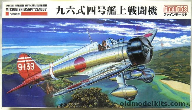 Fine Molds 1/48 Mitsubishi A5M4 Claude - Navy Carrier Fighter, FB21 plastic model kit