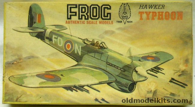 Frog 1/72 Hawker Typhoon, 389P plastic model kit