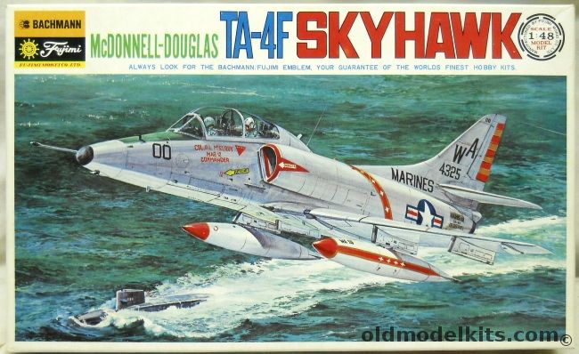 Fujimi 1/48 Douglas TA-4F / TA-4G Skyhawk - Royal Australian Navy TA-4G / H & MS-11 Marines Headquarters & Maintenance Sq / US Navy VF-126 RCVW-12, 0784 plastic model kit