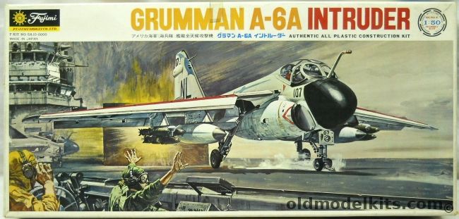 Fujimi 1/48 Grumman A-6A Intruder - VA-85 Kitty Hawk / VA-35 USS Enterprise / VA-196 Constellation, 5A10-0000 plastic model kit