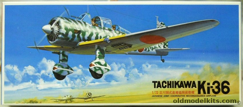 Fujimi 1/72 Tachikawa Ki-36 Type 98 Ida, 7A-B5 plastic model kit