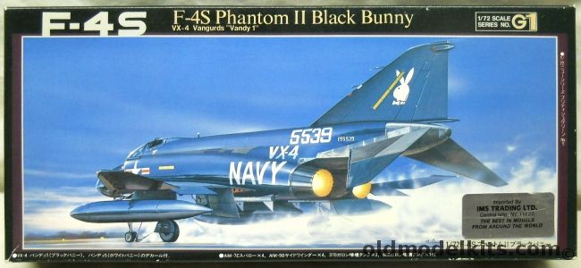 Fujimi 1/72 McDonnell F-4S Phantom II - USN VX-4 Vandy 1 'Black Bunny' or VX-4 Vandy 5, 7A-G1 plastic model kit