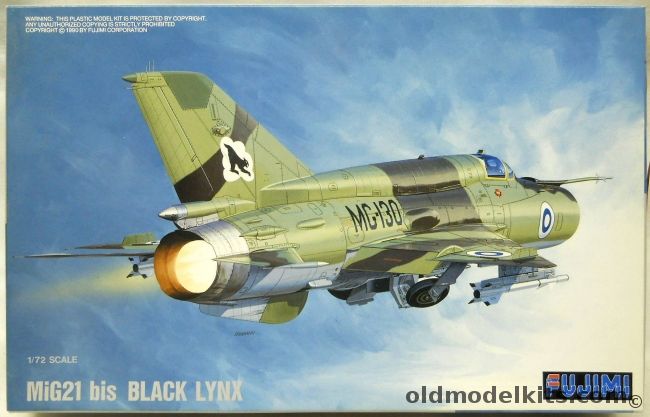 Fujimi 1/72 THREE Mig-21 bis Black Lynx - Finnish Air Force / USSR Air Force, H-21 plastic model kit