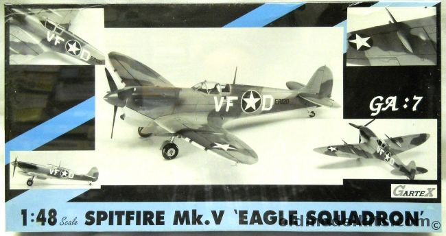 Gartex 1/48 Spitfire Mk.V Eagle Squadron, GA7 plastic model kit
