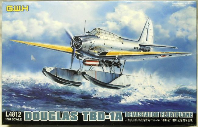 Great Wall 1/48 Douglas TBD-1a Devastator Floatplane - GWH, L4812 plastic model kit
