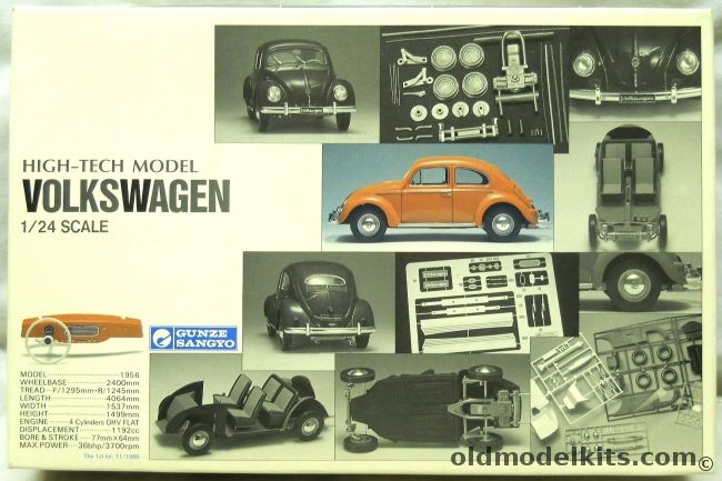 Gunze Sangyo 1/24 Volkswagen Beetle High Tech, G-511 plastic model kit