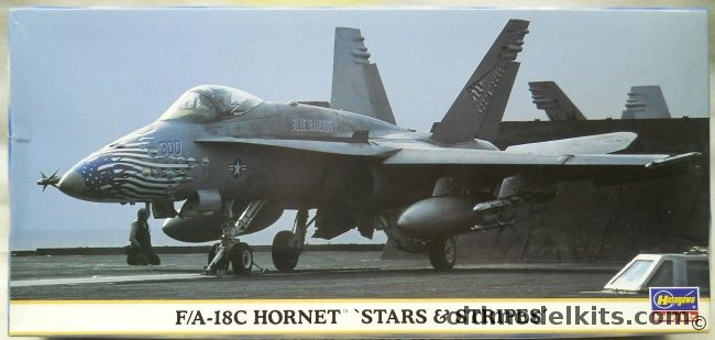 Hasegawa 1/72 F/A-18C Hornet Stars & Stripes - US Navy VFA-146 Blue Diamonds 2003 USS Carl Vinson / VFA-146 2001 USS John C Stennis, 00674 plastic model kit