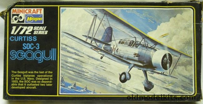 Hasegawa 1/72 Curtiss SOC-3 Seagull - Land Based Version, 057 plastic model kit